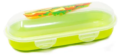 Productafbeelding van Sandwichdoos met handvat, herbruikbare lunchbox, BPA-vrij, 9,5x23x6,75cm