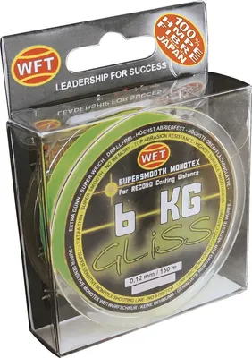 Produktbild von WFT Schnur Gliss Monotex Chartreuse Länge 150m ø 0,16mm