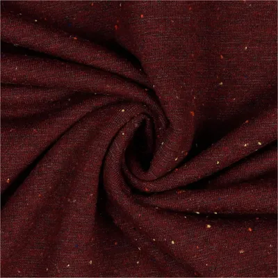0,5m Sweat-Stoff Cosy Colours Meterware Oeko-Tex Sweatstoff Sweat bordeaux