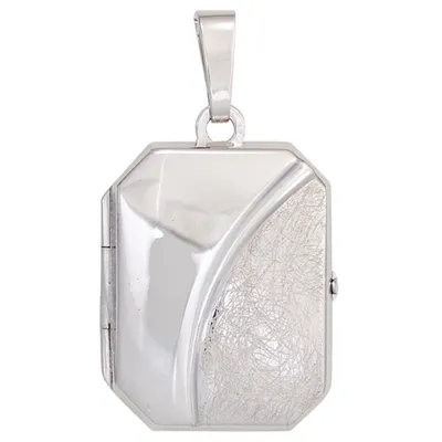 Produktbild von JOBO Medaillon 925 Sterling Silber rhodiniert teileismatt