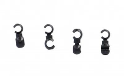 Produktbild von XLC Kabelclip BR-X104 rotierbar, schwarz (4er Pack)