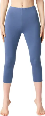Image de Leggings 3/4 en coton pour femme Bellivalini BLV50-199 (jean, M)