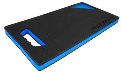 Immagine prodotto di Inginocchiatoio cuscino per ginocchia - Schiuma EVA - 44,8 x 23 cm - Maniglia e portautensili - Blu e nero