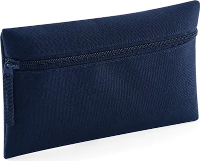 Produktbild von Quadra Classic Federtasche Stiftmappe Federmappe mit Reißverschluss BC3782 (Einheitsgröße) (Marineblau)