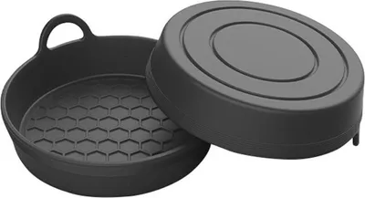 Image de INF Lot de 2 Sous-Verres de Voiture en Silicone Noir Antidérapant