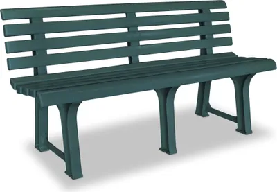 Produktbild von Gartenbank 145,5 cm Kunststoff Grün