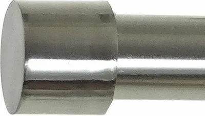 Produktbild von Endstück f. 19mm Gardinenstangen Edelstahl Look Kappe Kristall - Designs wählbar