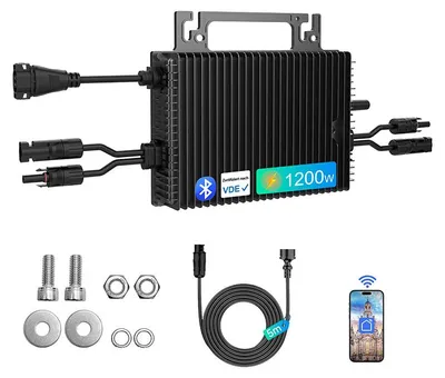 Immagine prodotto di Microinverter, compatibilità Wi-Fi, gestione efficiente dell'energia, 1200 W, 190-270 V, 16-60 V