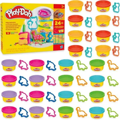 Produktbild von Hasbro Playdoh Knete Party Favor Pack Set für Kinder kreatives Spielzeug