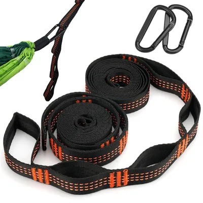 Productafbeelding van Set van 2 Hangmatbevestigingen, 2 m x 2,5 cm Touw
