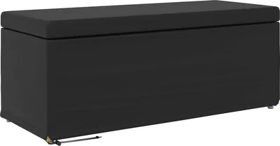 Obrázek produktu pro vidaXL Taburet černý 101 x 41 x 40 cm umělá kůže a dřevotříska