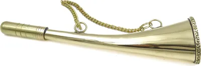 Produktbild von Messing-Nebelhorn mit Kette - MIKB10/8