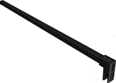 Produktbild von BuyLando Stabilisator Stange - Fix - 65-120cm - für Duchwand & Duschkabine Schwarz matt