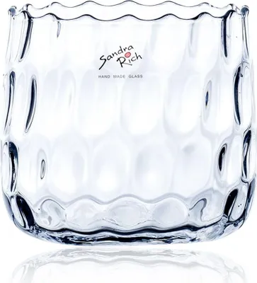 Produktbild von GALAXIE vase optic - clear - H: 13,0 cm | Ø 13,5 cm