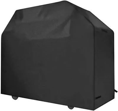 Immagine prodotto di Copertura impermeabile e resistente per barbecue – Copertura grande per barbecue da esterno, 80x66x100 cm, antivento e antistrappo