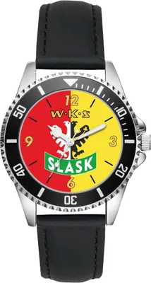 Produktbild von KIESENBERG Herrenuhr Armbanduhr Wroclaw Geschenk Fan Artikel Zubehör Fanartikel Analog Quartz Uhr L-21054