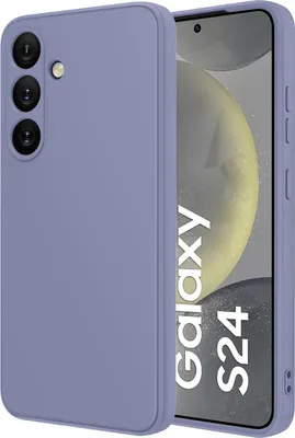 Produktbild von Galaxy S24 Hülle, Slim Liquid Silikon Gel Gummi Stoßfest Schutzhülle für Samsung Galaxy S24 Grau