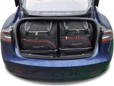 Produktbild von Tesla Model 3 Ev 2017-2023 Kofferraumtaschen Set 5 Stk