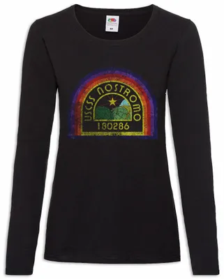 Produktbild von Urban Backwoods USCSS Nostromo Patch, Damen Langarmshirt, Farbe: Schwarz, Größe: L