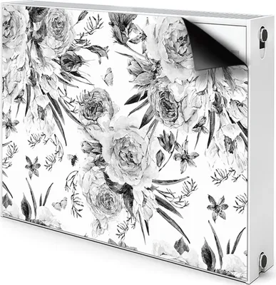 Produktbild von Magnet Heizkörperabdeckung Heizkörperverkleidung Verkleidung Abdeckung 90x60 cm  - Blumenstrauß