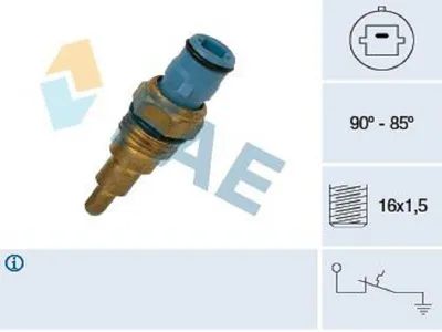 Produktbild von FAE 37660 Temperaturschalter Kühlerlüfter Thermoschalter für TOYOTA CELICA Coupe (AT18, ST18)