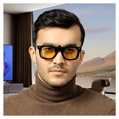 Produktbild von Polarisierte Clip-On-Sonnenbrille mit Flip-Up-Funktion, geeignet für Autofahren, Angeln und Outdoor-Sport