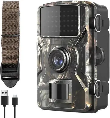Obrázek produktu pro 4K videokamera pro pozorování divoké zvěře, 60MP Full HD bezdrátová kamera pro pozorování divoké zvěře