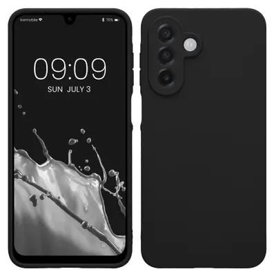 Produktbild von kwmobile Handyhülle für Samsung Galaxy A18 4G / 5G Hülle - weiches Handy Silikon Case - Schutzhülle Cover - Schwarz