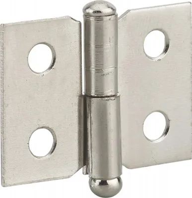 Image de Paumelle de porte de meuble / porte légère, 30x40mm, acier, gauche - THIRARD