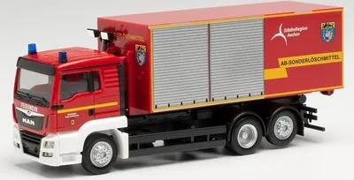 Produktbild von Herpa 096331 - 1/87 MAN TGS XL WL-LKW „FW Eschweiler / Städteregion Aachen“