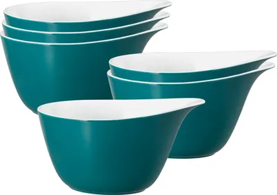 Produktbild von Seltmann Weiden Life Fashion Müslischale 16 x 14 cm 6er Set - Trendy Petrol