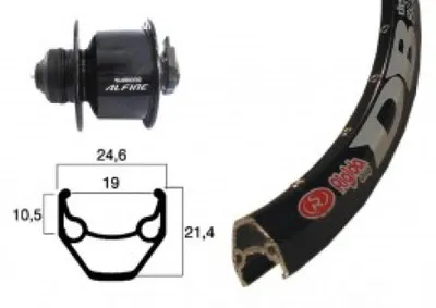 Image de Roue V 28" moyeu.Alfine Centerl.sz.36L