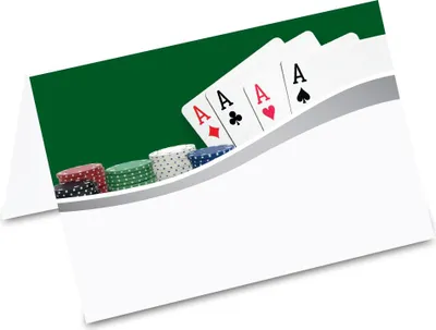Image de Cartes de table PRICARO "Poker Four Aces", 50 pièces