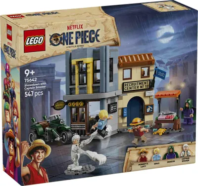 Productafbeelding van LEGO ONE PIECE Confrontatie met Kapitein Smoker - Interactief speelgoed met 4 minifiguren, inclusief Monkey D. Luffy en Sanji - Decoratie voor de kinderkamer - Cadeau voor jongens, meisjes en fans vanaf 9 jaar - 75642