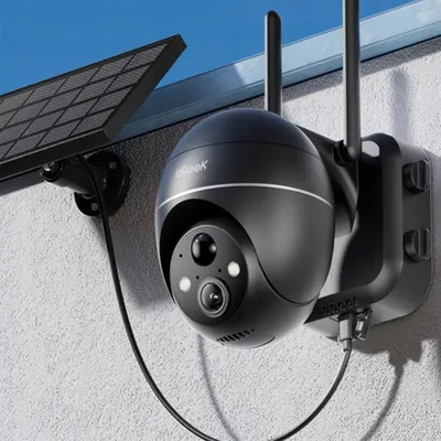 Produktbild von ieGeek ZS-GX4S Solar-IP-Kamera 5MP Drehbar Akku WLAN