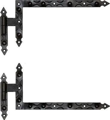 Produktbild von Winkelband Fensterladen Türband Torband 400 x 200 x30 + Kloben 12 Schmiedeeisen