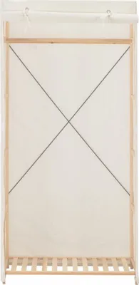 Immagine prodotto di vidaXL Armadio bianco 79 x 40 x 170 cm tessuto