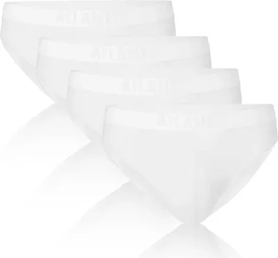 Immagine prodotto di Slip sportivi da uomo, in bambù, colore bianco, marca Atlantic