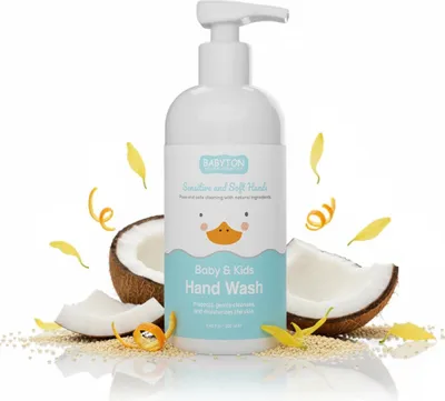 Produktbild von Babyton Hand Wash 250ml | Sanft, Feuchtigkeitsspendend, Parabenfrei, Duftfrei