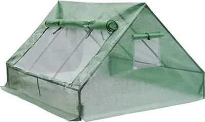 Obrázok produktu pre Kondela Záhradný fóliovník Grene 180x140x94 cm - zelená