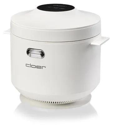 Produktbild von Cloer 6831 Reiskocher mit 1 l Fassungsvermögen, inkl. Dampfaufsatz & spülmaschinengeeignetem Innentopf, 7-Phasen-Technologie, Warmhaltefunktion bis 24