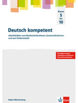 Produktbild von Deutsch kompetent 5-10. Ausgabe Baden-Württemberg