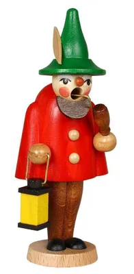 Produktbild von Miniaturräuchermann Wichtel rot HxBxT 12x4x4cm NEU