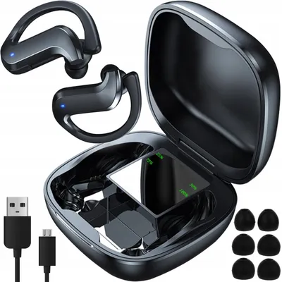 Produktbild von Kabellose In-Ear-Kopfhörer mit Powerbank Bluetooth 5.0 Schwarz IZOXIS