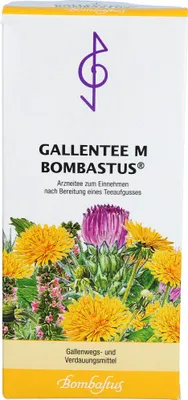 Produktbild von Bombastus Gallentee M zur Unterstützung bei nichtentzündlichen Gallenblasenbeschwerden, 100 g Tee