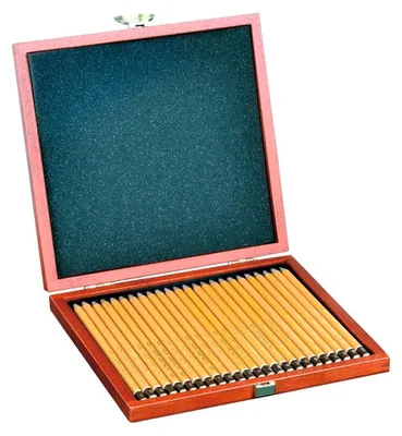 Produktbild von Graphitstifte 24er Set  Gradation 8B - 10H  im Holzkoffer