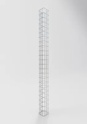 Produktbild von Gabionensäule eckig 17  cm x 17  cm, 230 cm Höhe, MW 5 cm x 10 cm