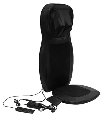 Produktbild von Massagekissen - Elektrisch mit Wärme 48 W - Tiefengewebsmassage - Nacken & Rücken - Schmerz- und Stresslinderung - Schwarz