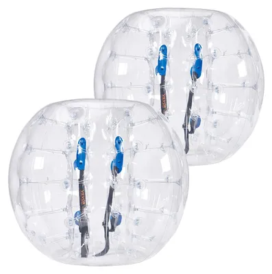 Aufblasbare Bumper Bälle 2er-Pack, 1,2 m, PVC, 0,8 mm