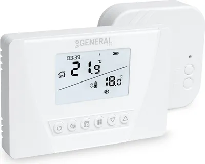 Obrázok produktu pre Funk-Raumthermostat Set Mi-300S RF, mehrere Empfänger möglich, Heiz- und Kühlbetrieb, für Fußbodenheizung, Heizkessel, Klimagerät